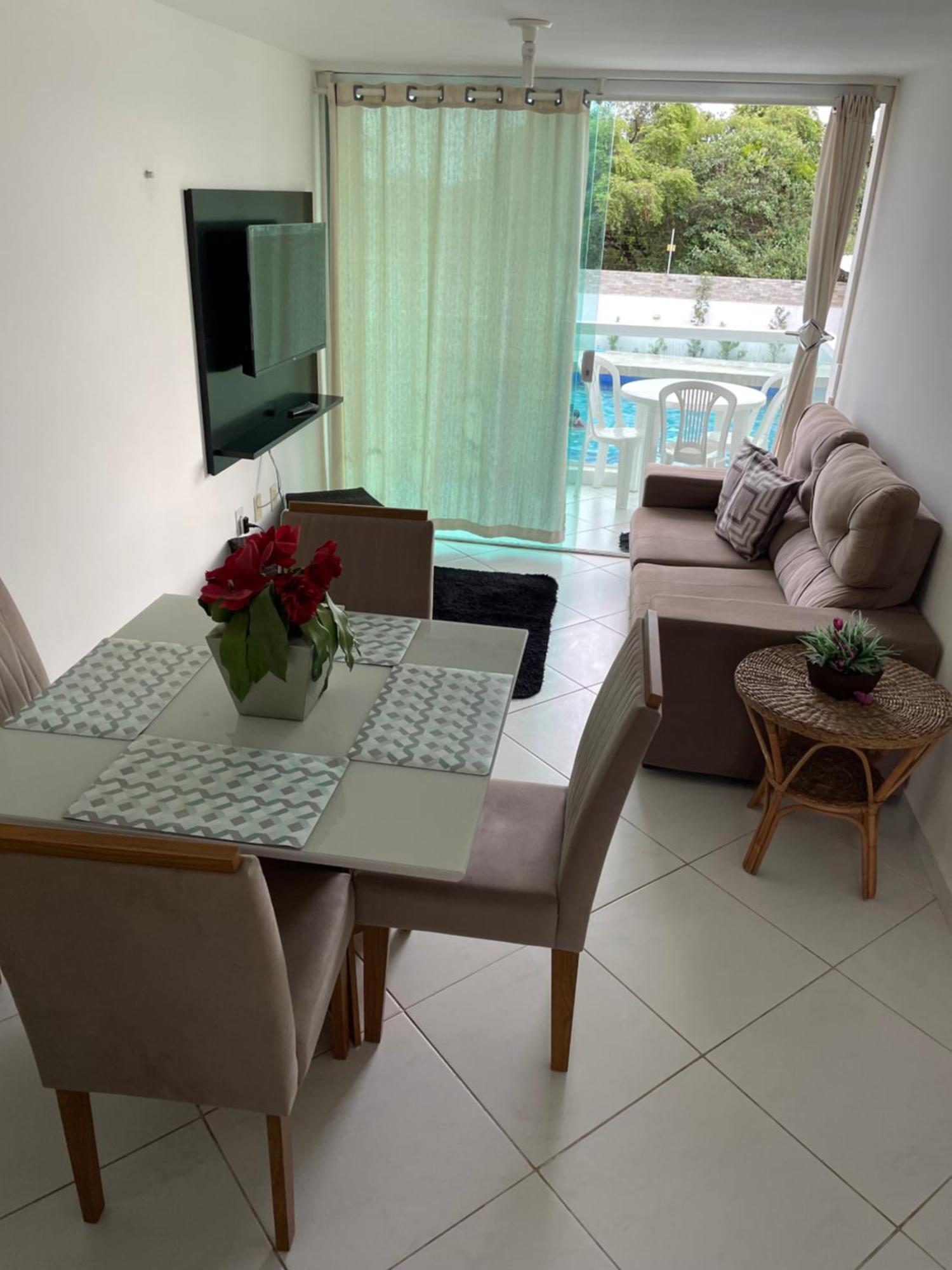 Апартаменты Mar E Sol Residencial 2 Quartos C Ar Condicionado,500 Metros Da Praia De Jacuma Конди Экстерьер фото